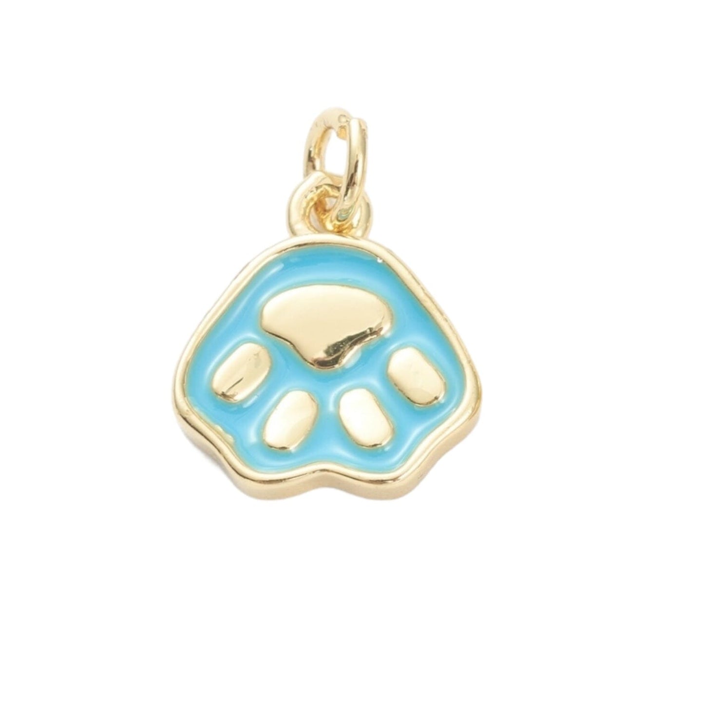 Charm Bar- CHARMS 2 Eledé Blue Enamel Dog 