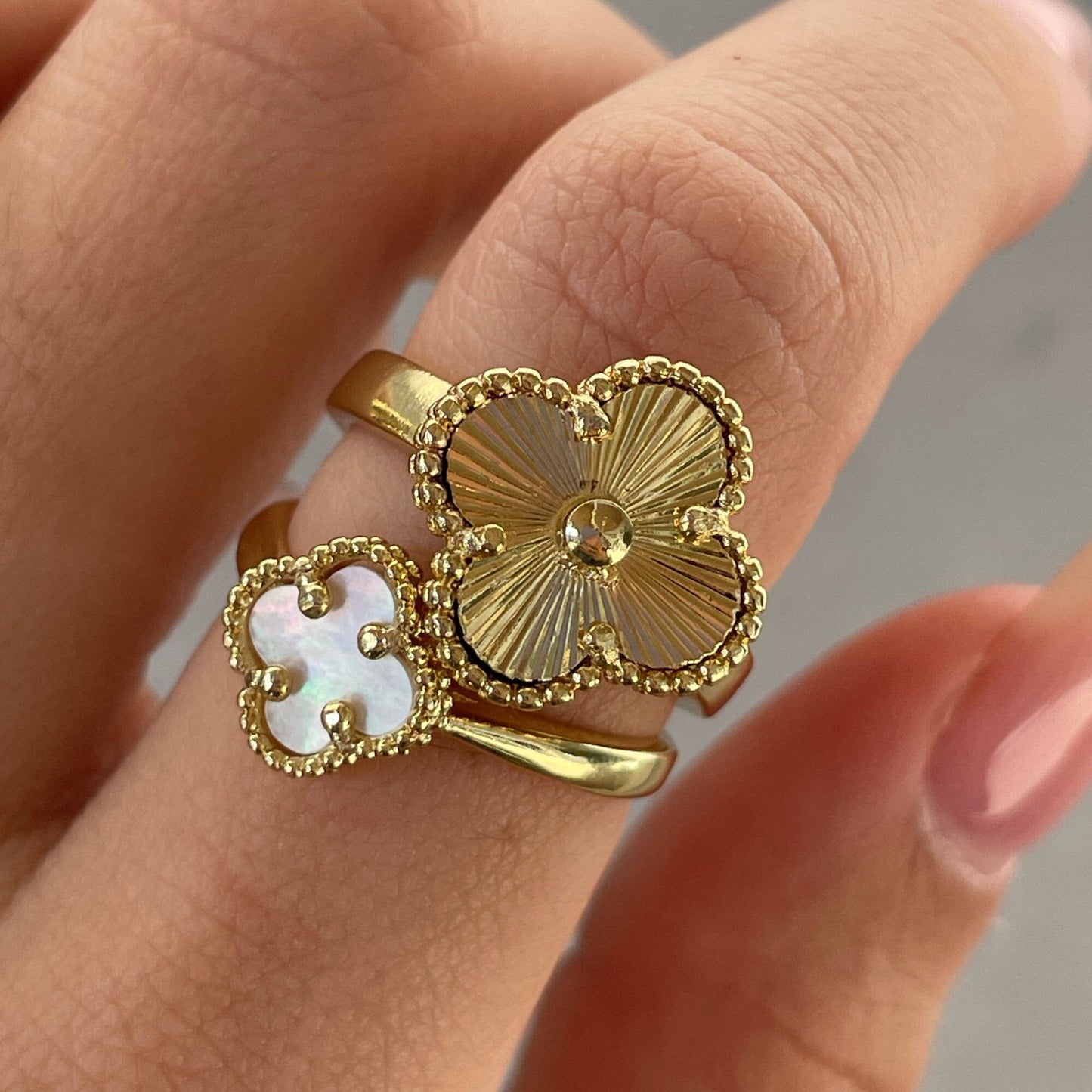 Golden Clover Ring Eledé 