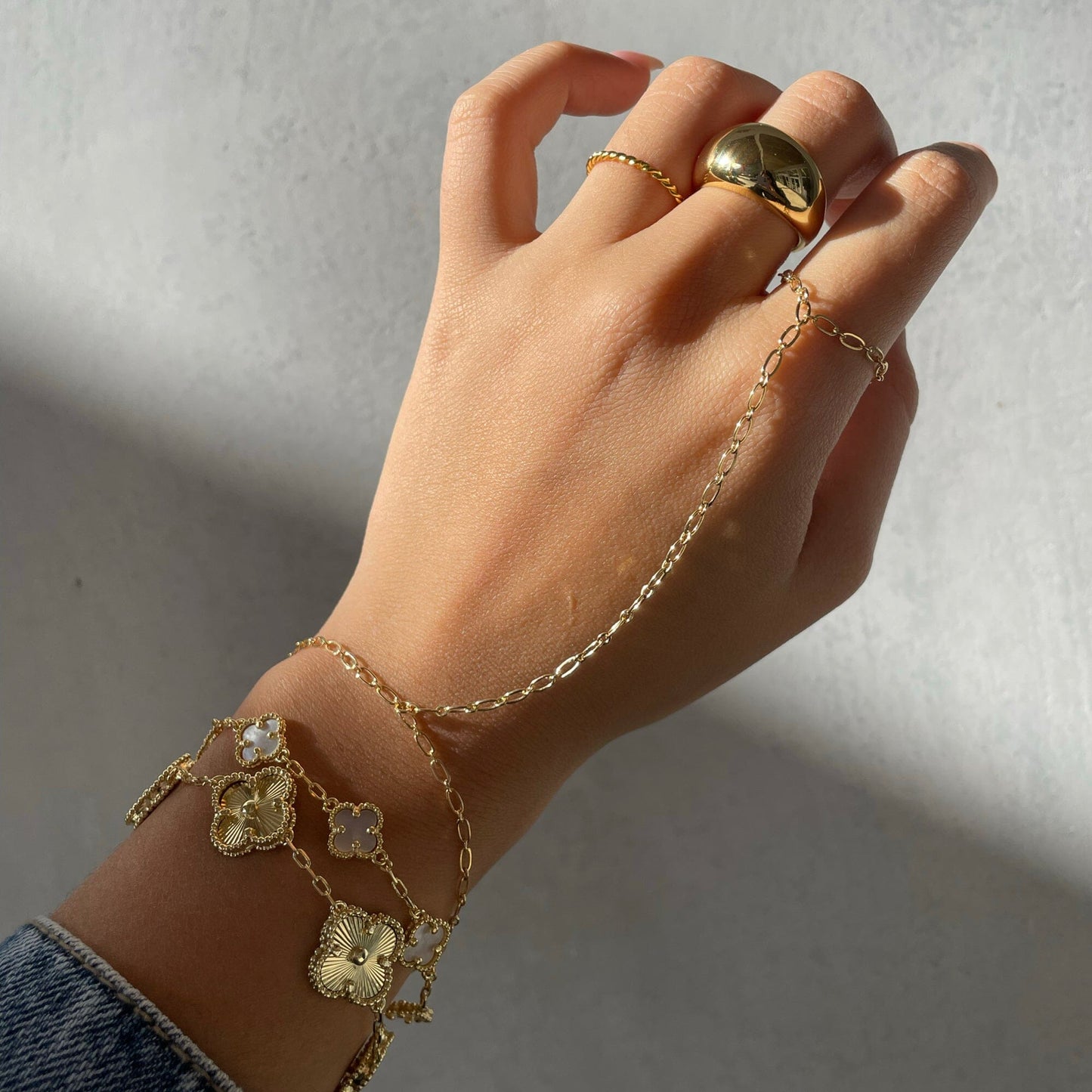 Golden Clover Bracelet Eledé 