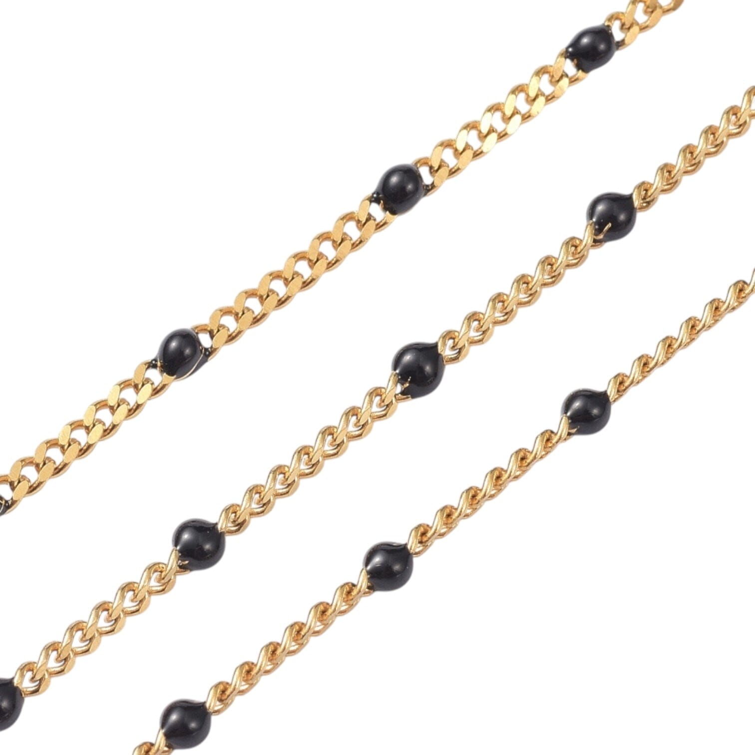 Enamel Black Chain- Stainless Steel Eledé 