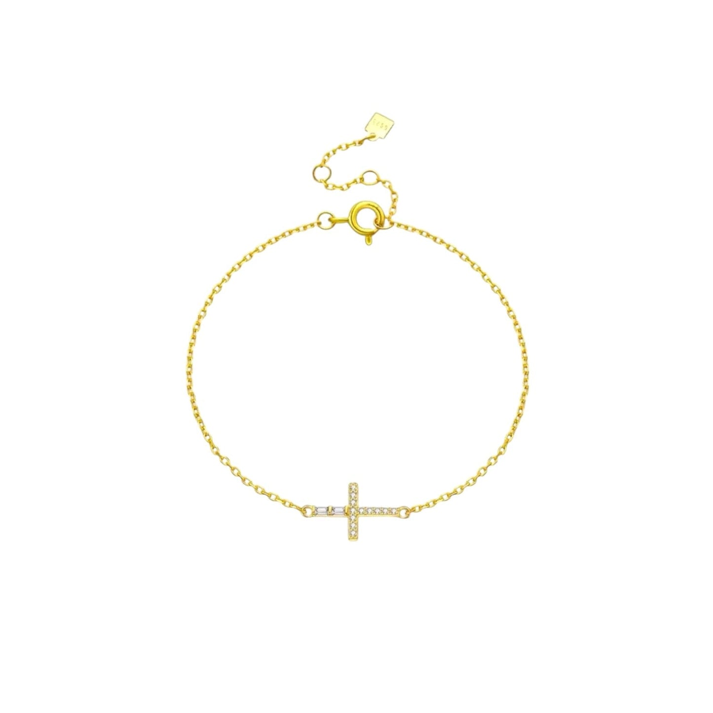 Lissa Dainty Cross Bracelet Eledé 