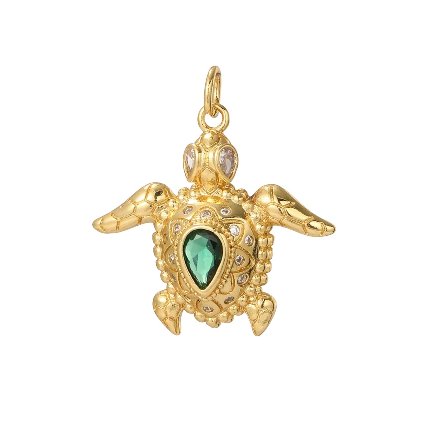 Charm Bar- Charms Eledé Green Turtle 