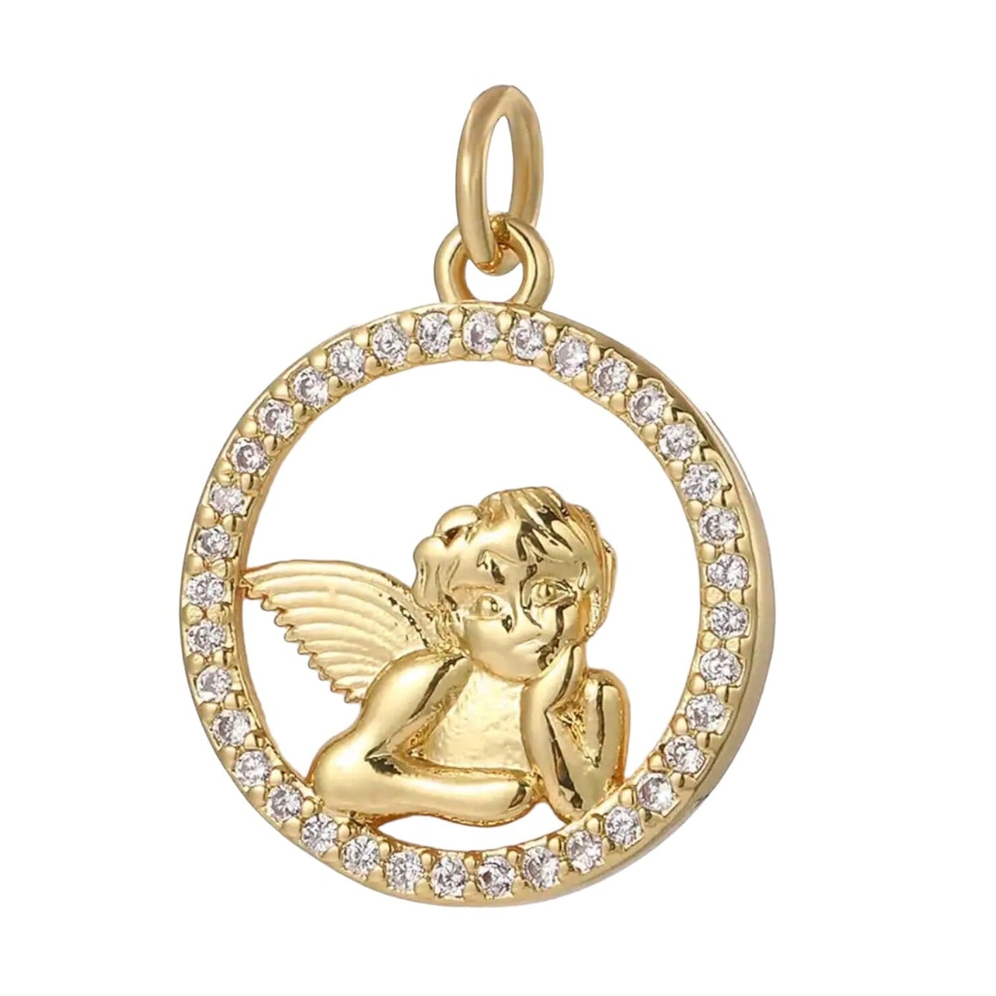 Charm Bar- Charms Eledé Angel Nacar White 