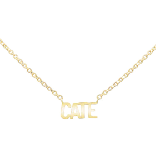 PRE-ORDER- 14 NAME PLATE NECKLACE Eledé 