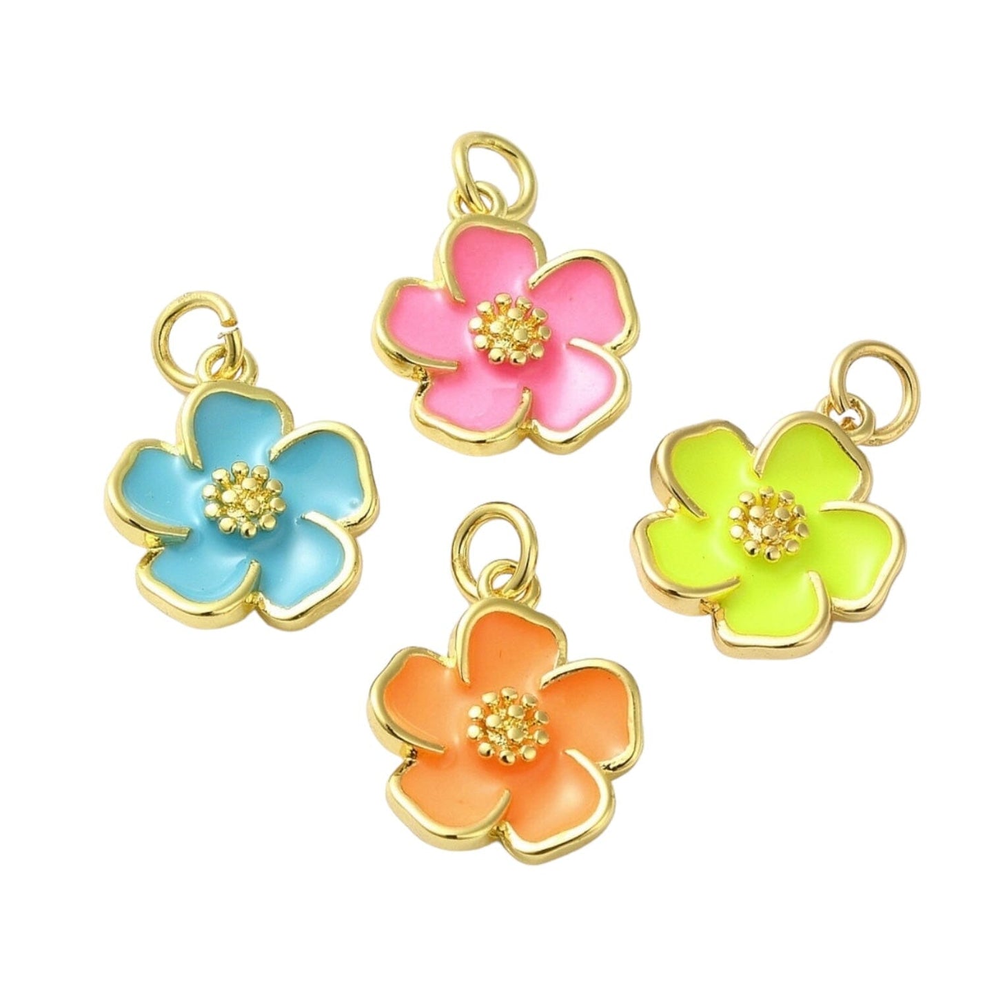 Charm Bar- CHARMS 2 Eledé Flower Assorted Color 