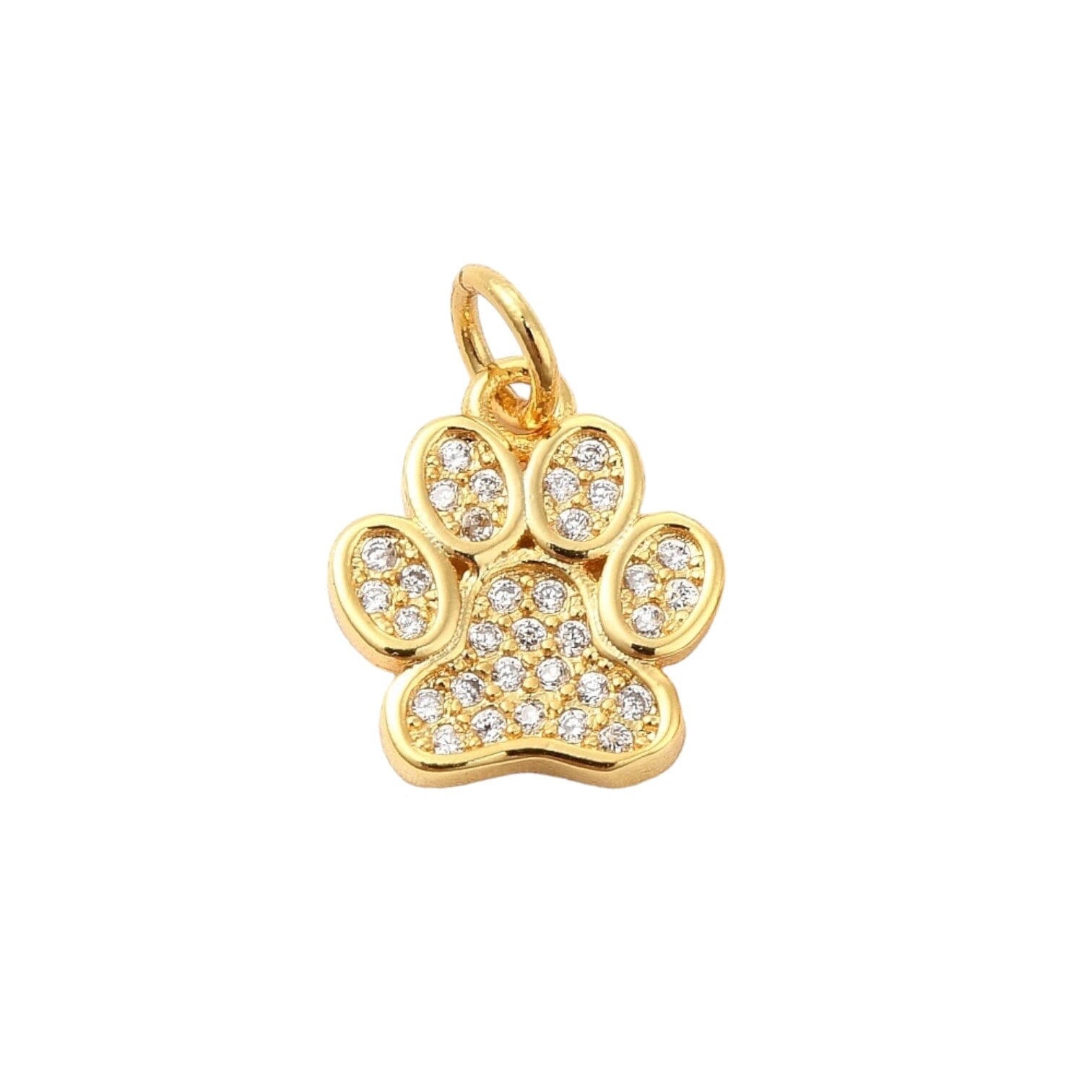 Charm Bar- Charms Eledé Dog Paw Zirconia 