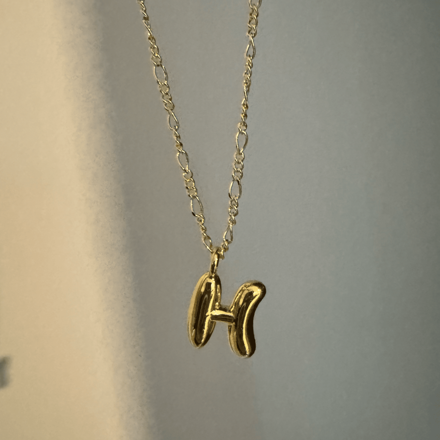 Bubble Initial Necklace Eledé H 