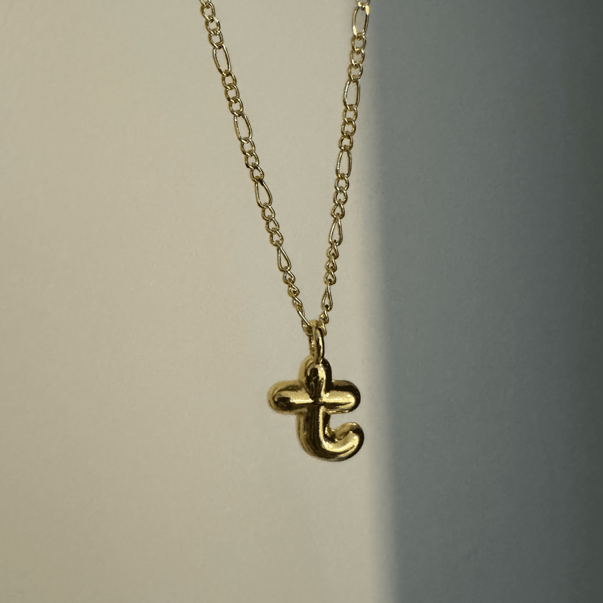 Bubble Initial Necklace Eledé T 