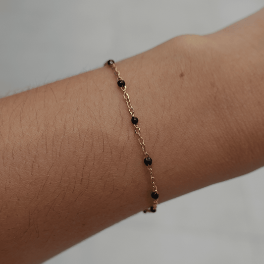 Black Enamel Chain- Stainless Steel Eledé 