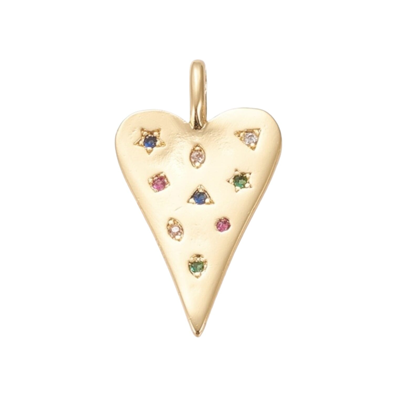 Charm Bar- Charms Eledé Rainbow Heart 