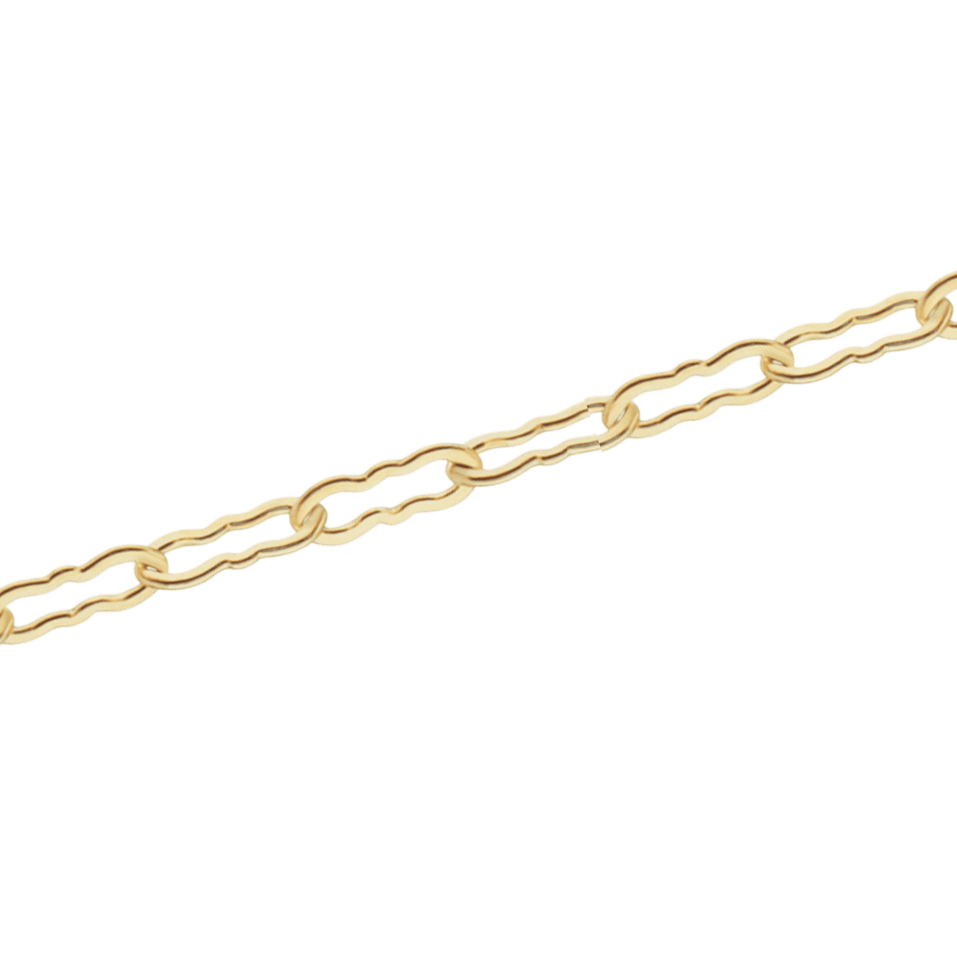 Crinkle Chain- Gold 14K Eledé 