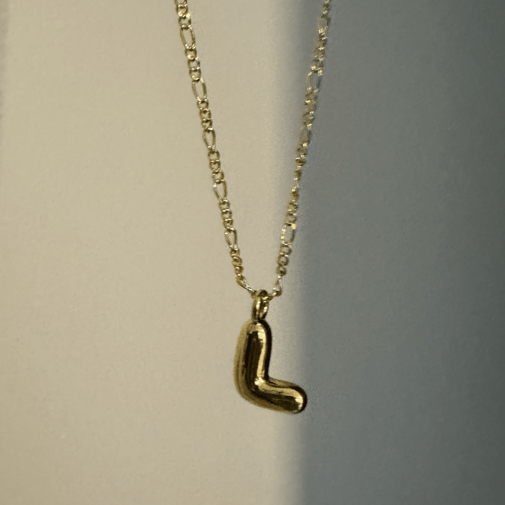 Bubble Initial Necklace Eledé L 