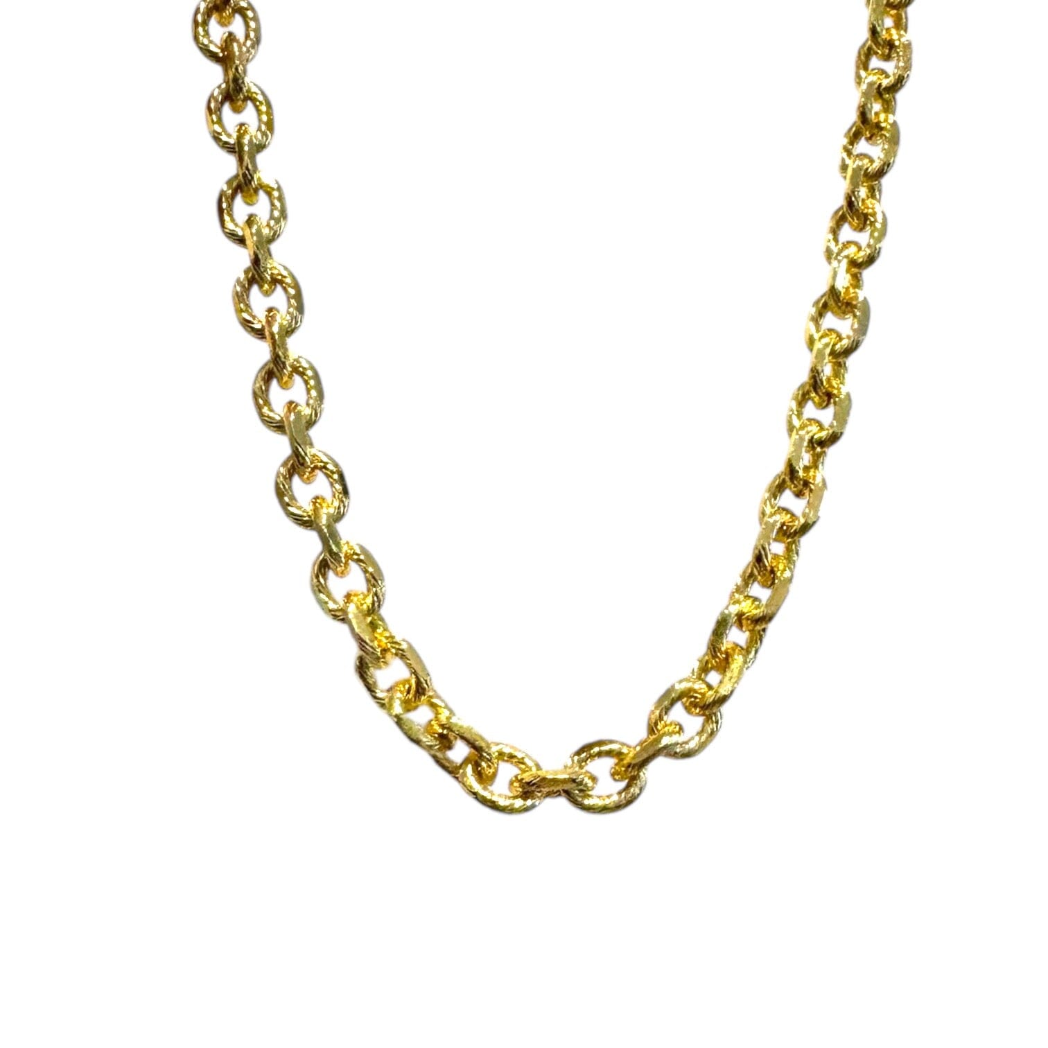 Charm Bar- Gold Plated Necklace Eledé Chunky Freya 