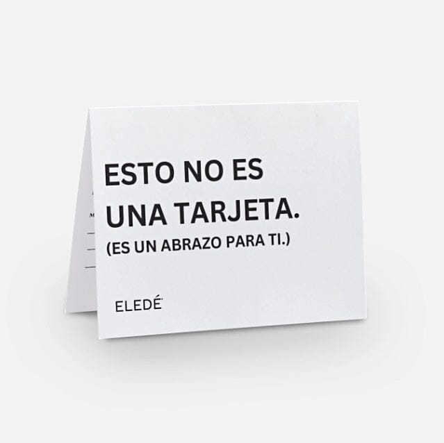 Abrazo Note Card Eledé 